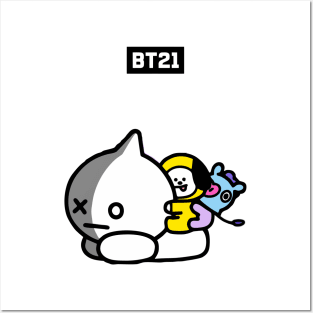 bt21 bts exclusive design 45 Posters and Art